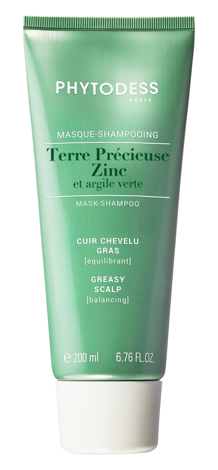 Zinc et argile verte - Masque-shampooing équilibrant Cuir chevelu gras